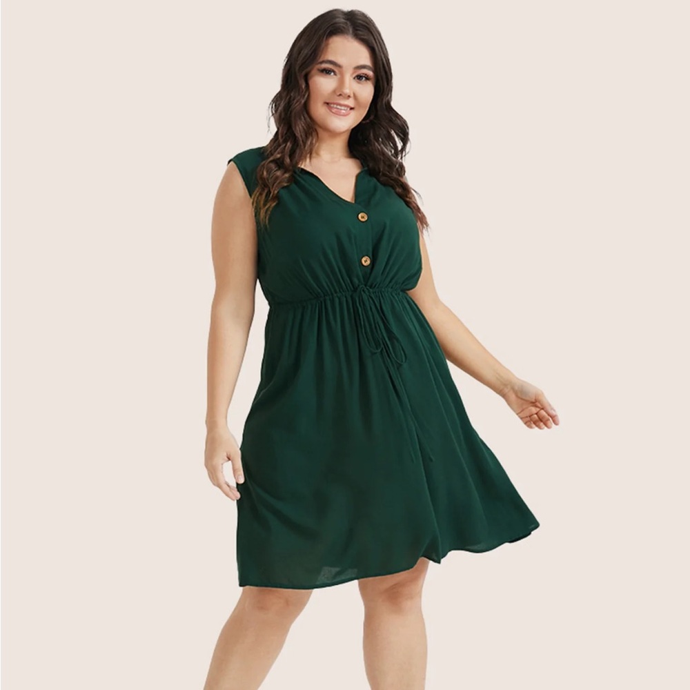 NWT Rayon Sleeveless Midi Dress